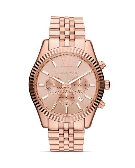 michael kors watch rose gold mens|rose gold mk watch men.